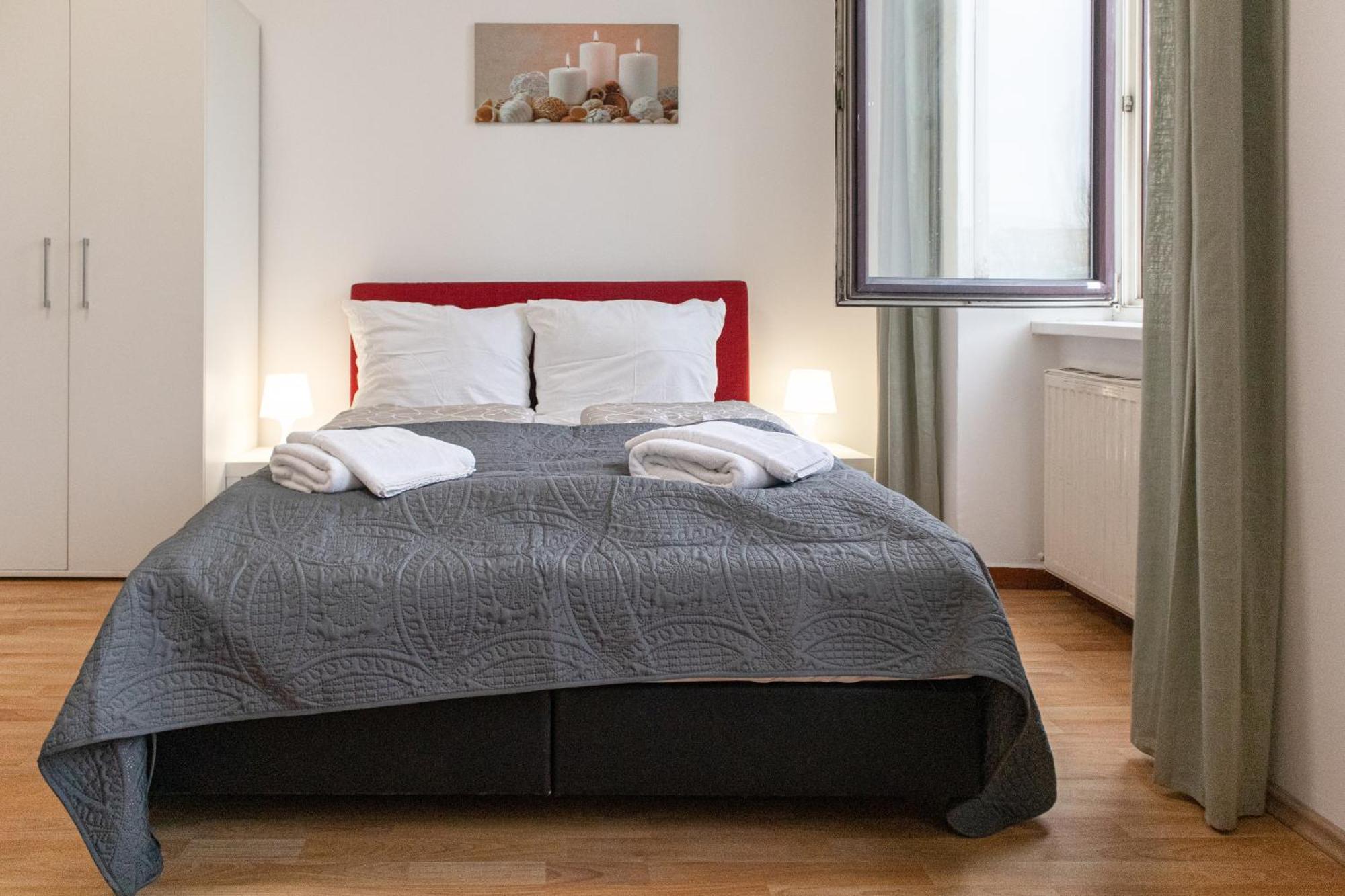 Homelike 2Br Apt. @Millenium Tower/Danube River Viena Exterior foto